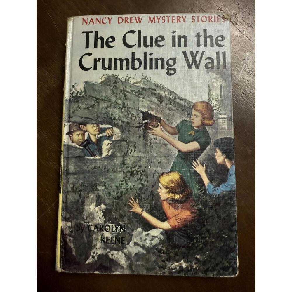 Nancy Drew 1st Edition 1945 The Clue in The Crumbling Wall Vintage